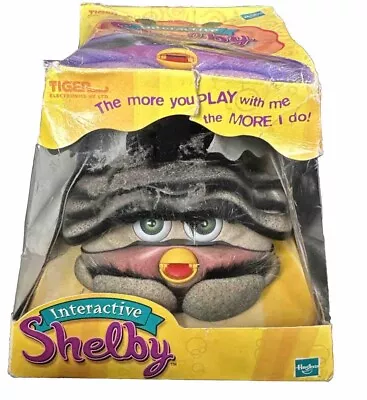 Buy Shelby Furby Midnight Interactive Clam 2001 Tiger Hasbro *sealed Unopened* • 85£