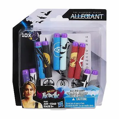 Buy Nerf Rebelle The Divergent Series, Allegiant Refill Pack, Assorted 10 Pack Kit • 4.99£