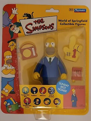 Buy The Simpsons Sunday Best Homer Toy Figure UK (Playmates, 2003). Rare Collectible • 30£