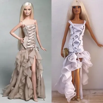 Buy Barbie Bratz Bjd Fashion Royalty Poppy Parker Dollsclothes Versace Inspired Gown • 47.11£