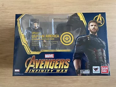 Buy SH Figuarts Avengers Infinity War Captain America Figure MIB Brand New!! • 70£