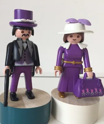 Buy Playmobil Victorian Mansion CUSTOM Couple In Purple • 15£