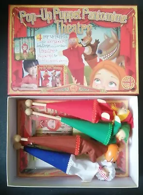 Buy House Of Marbles  Pop-up Puppet Pantomime Theatre  (opened Box, Unused Contents) • 19.99£