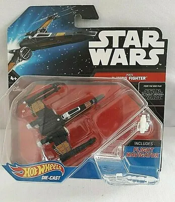 Buy Hotwheels Diecast Star Wars Poe's X-wing Fighter Carded • 5.99£