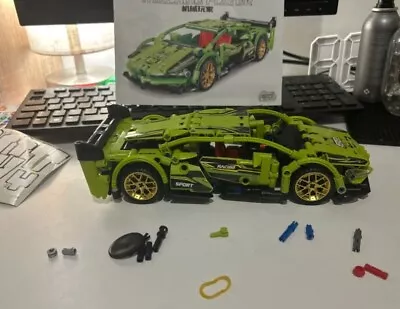Buy Technic Lamborghini Car Model Race Building Block Set (Not Lego) **Brand New** • 16.99£