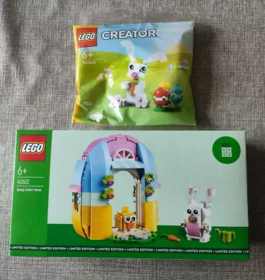 Buy LEGO Spring Garden House (40682) And LEGO Easter Bunny (30668)  - Brand New • 12.49£