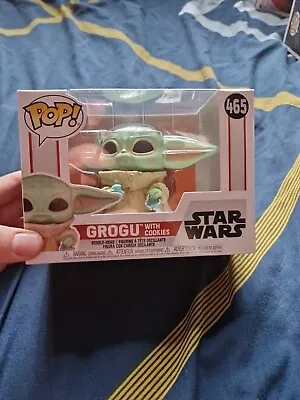 Buy Funko Pop Star Wars 465 The Mandalorian Grogu (the Child) With Cookie • 6£