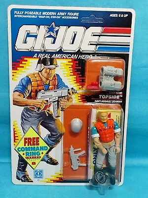 Buy Gi Joe Action Force Cobra Topside Hasbro Moc 1988 Sealed Unpunched Command Ring • 129.99£