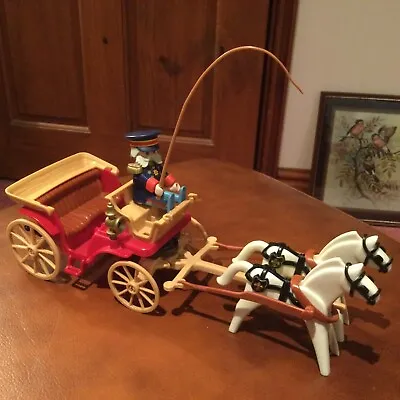Buy Playmobil Set 5600 Victorian Horse Drawn Carriage - Great Add-on To Mansion • 19.99£