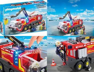 Buy Playmobil City Action 5337 Airport Fire Engine With Lights And Sound, With...  • 117.15£