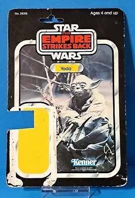 Buy Star Wars The Empire Strikes Back YODA 32 Back Kenner Cardback VINTAGE • 12£
