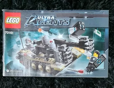 Buy Genuine Lego ULTRA AGENTS Instruction Book Manual For 70161 Good Condition • 2.99£