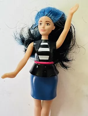 Buy Mattel Mcdonald Happy Meal Toy Barbie Doll Sweetheart Stripes Blue Hair 5” Vgc • 4.50£