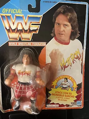 Buy 1990 Rowdy Roddy Piper Hasbro MOC Series 2 WWF Wrestling Action Figure • 50£