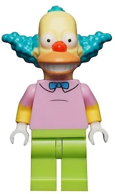 Buy Genuine Lego Krusty The Clown Minifigure The Simpsons -sim014- Colsim-8 NEW • 6.62£