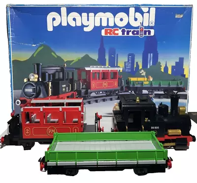 Buy Vintage Playmobil RC Steam Train Set Model 4019 - Tested Working - See Descrip • 300£