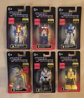 Buy 6 Transformers G1 Mini Figures Limited Edition Optimus Prime Bumbleebee Megatron • 14.99£
