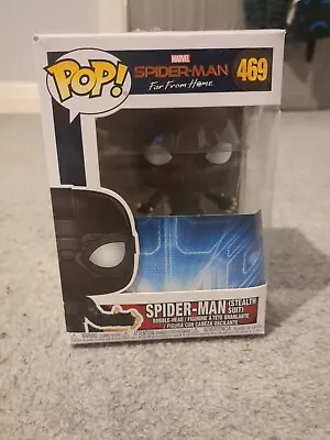 Buy Spiderman Stealth Suit Pop Figure • 3£