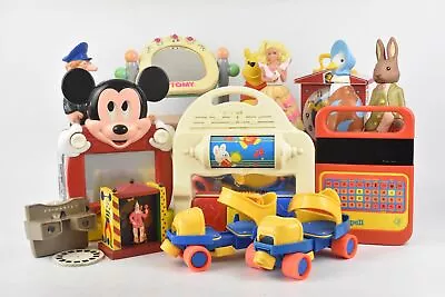 Buy Bundle Of Various Vintage Toys Fisher Price Mickey Mouse Winne The Pooh  • 29.99£
