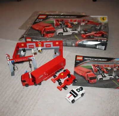 Buy LEGO Racers: Ferrari F1 Pit (8155) Complete Set With Box • 46£