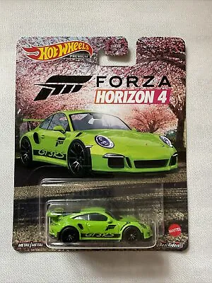 Buy Porsche 911 GT3RS Lizard Green Forza Horizon 4 Hot Wheels • 34.99£