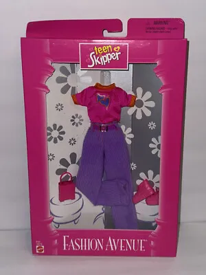 Buy Barbie Fashion Avenue Teen Skipper Pink/Purple Heart Outfit Mattel 1998 • 29.86£