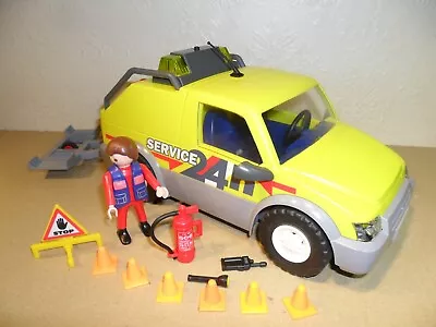 Buy PLAYMOBIL SERVICE RECOVERY TRUCK 3214 COMPLETE (Lights,Accessories) • 15.99£