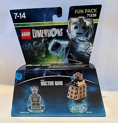 Buy LEGO Dimensions Doctor Who 71238 Cyberman And Dalek Minifigure Unopened • 30£