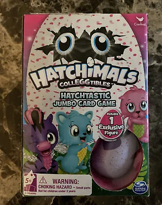 Buy Hatchimals Spin Master Jumbo Card Game With Surprise Mystery Figure Great • 13.47£