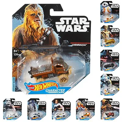 Buy Hot Wheels Star Wars Character Cars 1:64 Scale Die-cast Vehicles (Pick A Style) • 9.99£