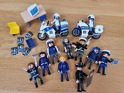 Buy Playmobil Police Officer/motorbikes/accessories Bundle • 11.70£