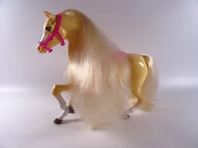 Buy Vintage Barbie Horse With Saddle + Braid Palomino Nice Condition Mattel (13455) • 25.69£