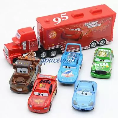 Buy New Disney Pixar Cars Lightning McQueen 1:55 Diecast Model Car Toy Boy/Girl Gift • 5.99£