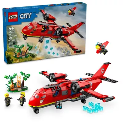 Buy LEGO City 60413 Fire Rescue Plane Age 6+ 478pcs • 54.95£