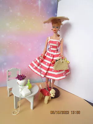 Buy 1962 Barbie Ponytail No. 850 With Outfit Busy Morning No. 956 Complete • 303.43£