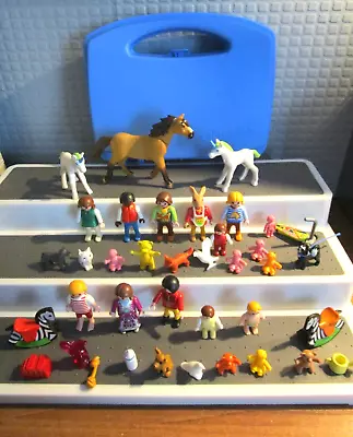 Buy Playmobil Figures Small And Babys And Animals X 38 Pieces Mint Condition Clean • 7.99£