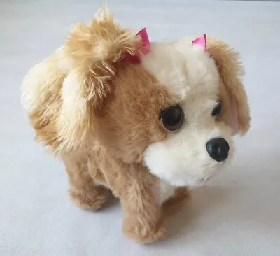 Buy Fur Real Friends Dog With Pink Bows Moves And Makes Noises Made By Hasbro 2011 • 15.99£