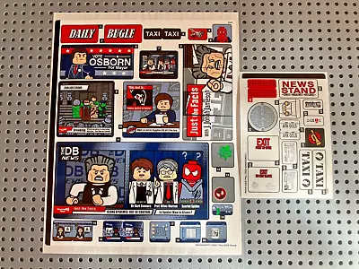 Buy Lego Sticker Sheet 1 And 2 For Lego Set 76178 Daily Bugle - New • 13.99£
