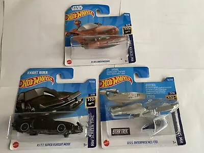 Buy HOT WHEELS 2022- STAR WARS - Etc  SCREEN TIME  SERIES SET OF 3  DIFFERENT CARS • 11.50£