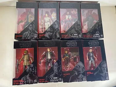 Buy Star Wars Black Series 6  The Force Awakens Lot Of 8 Action Figures New & Sealed • 25£
