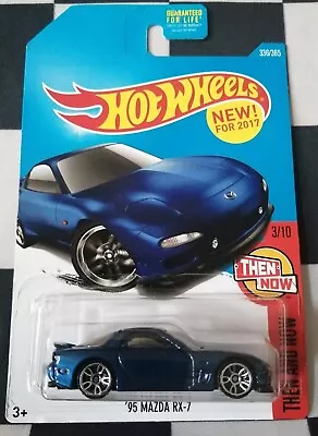 Buy Hot Wheel 2016 New Model 95 Mazda RX-7 Then And Now Long Card 336/365 #3/10 • 12£