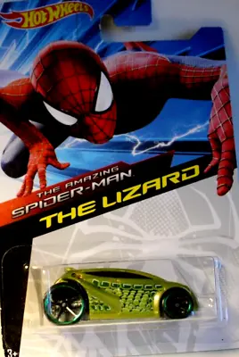 Buy Marvel Hot Wheels   Spiderman  The Lizard 2013 New Sealed • 6.29£