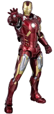 Buy Marvel Infinity Saga Iron Man Mark VII Dlx Action Figure 1/12 Threezero Sideshow • 150.95£