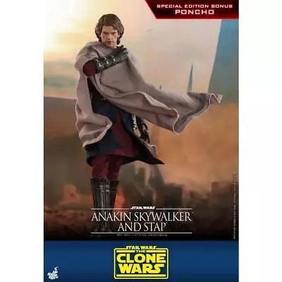 Buy Hot Toys Star Wars Clone 1/6 Scale Anakin Skywalker Stap With Bonus Accessories • 550.87£