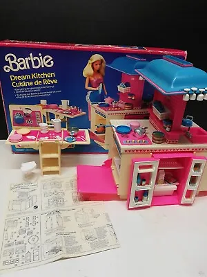 Buy Barbie Mattel Dream Kitchen Kitchen Vintage 1980s With ACCESSORIES  • 154.16£
