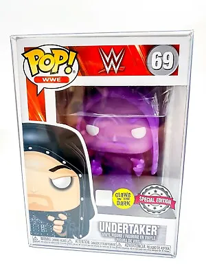 Buy WWE Undertaker 69 Purple Glow In The Dark SE Funko Pop + Protector Christmas • 39.99£