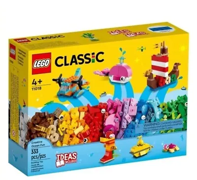 Buy 🔥NEW🔥 Lego 11018 Classic Creative Ocean Fun Building Set With Ideas Age 4+ • 14.99£