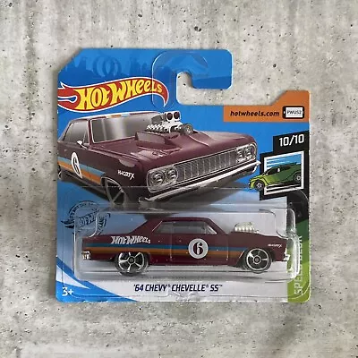 Buy Hot Wheels '64 Chevy Chevelle SS, Red Short Card • 4£