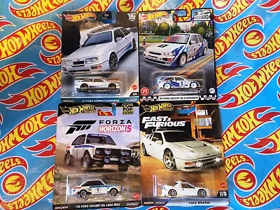 Buy Hot Wheels Premium Ford RS200 Forza RS1600i Escort Sierra RS Cosworth Megafest • 49.95£