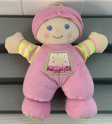 Buy Fisher Price Pink Baby's 1st Doll With Inbuilt Rattle 9  Soft Toy, 2008, Vgc • 7.99£